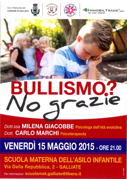 Bullismo serata Galliate